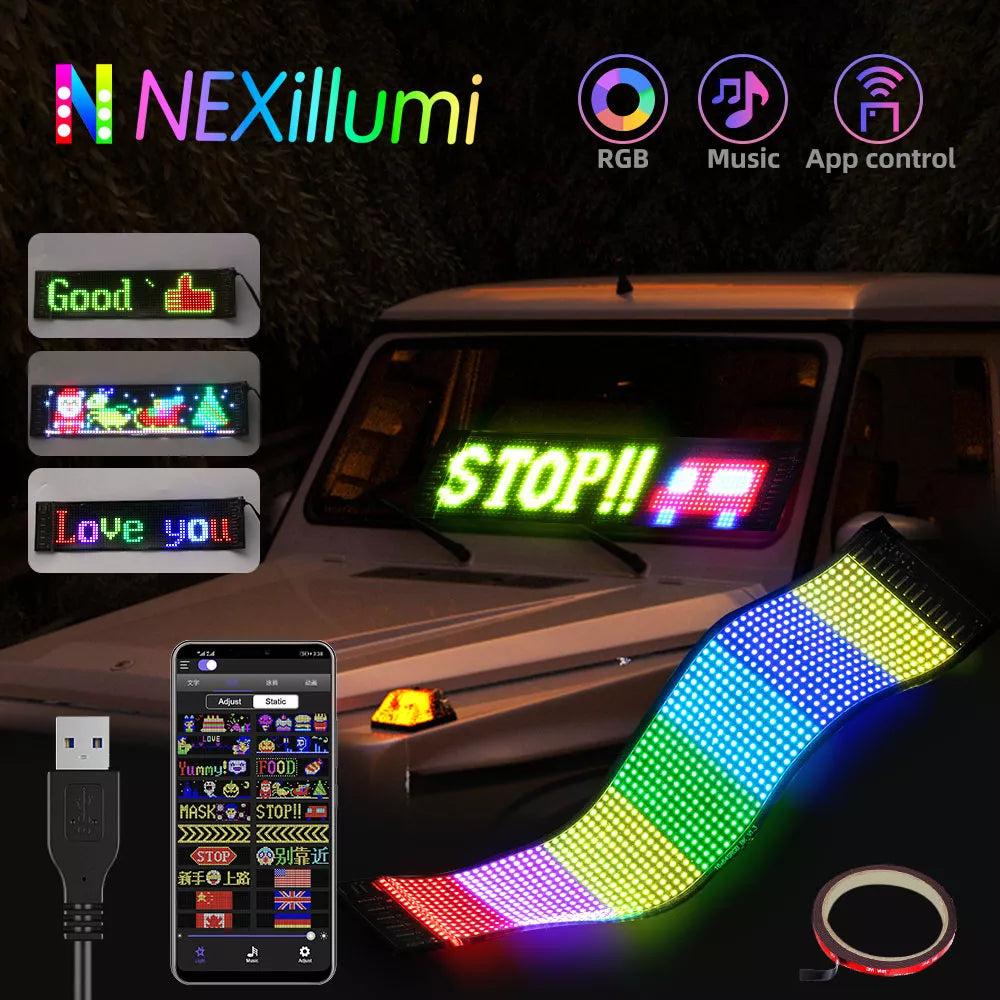 Custom LED Car Panel