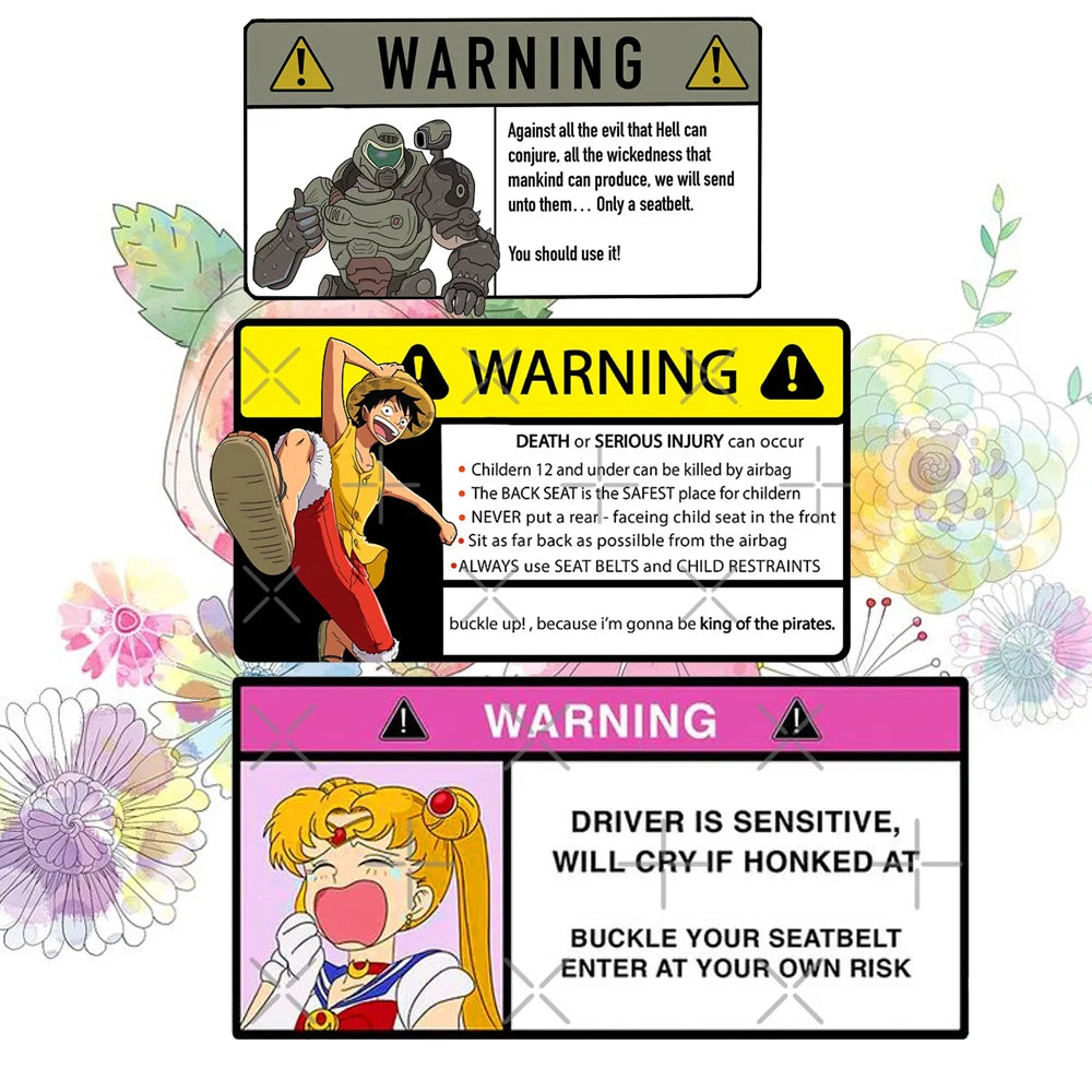 Weeb Warning Sticker