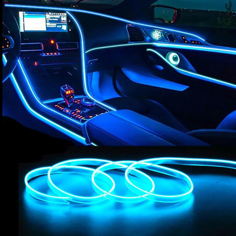 Car Led Decoration Cold Light Interior Modification Strip USB Car Atmosphere Light Lamp Line